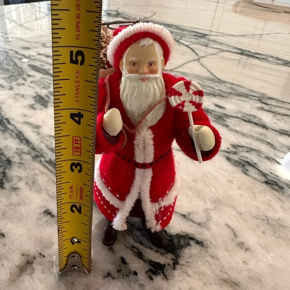 Hallmark Keepsake Ornament 2011 Father Christmas Santa #8 Series Red Suit Candy